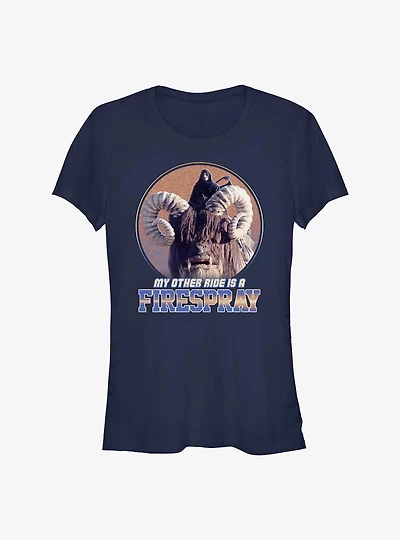 Star Wars The Book of Boba Fett Firespray Bantha Girls T-Shirt