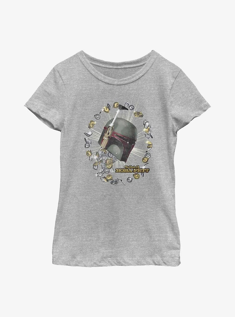Star Wars The Book Of Boba Fett All About Credits Youth Girls T-Shirt