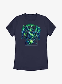 Star Wars The Book Of Boba Fett Dark Saber Sequential Womens T-Shirt