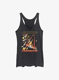 Star Wars The Book Of Boba Fett N-1 Starfighter Womens Tank Top