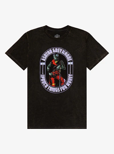 Critical Role Ashton Greymoore Grey Wash T-Shirt