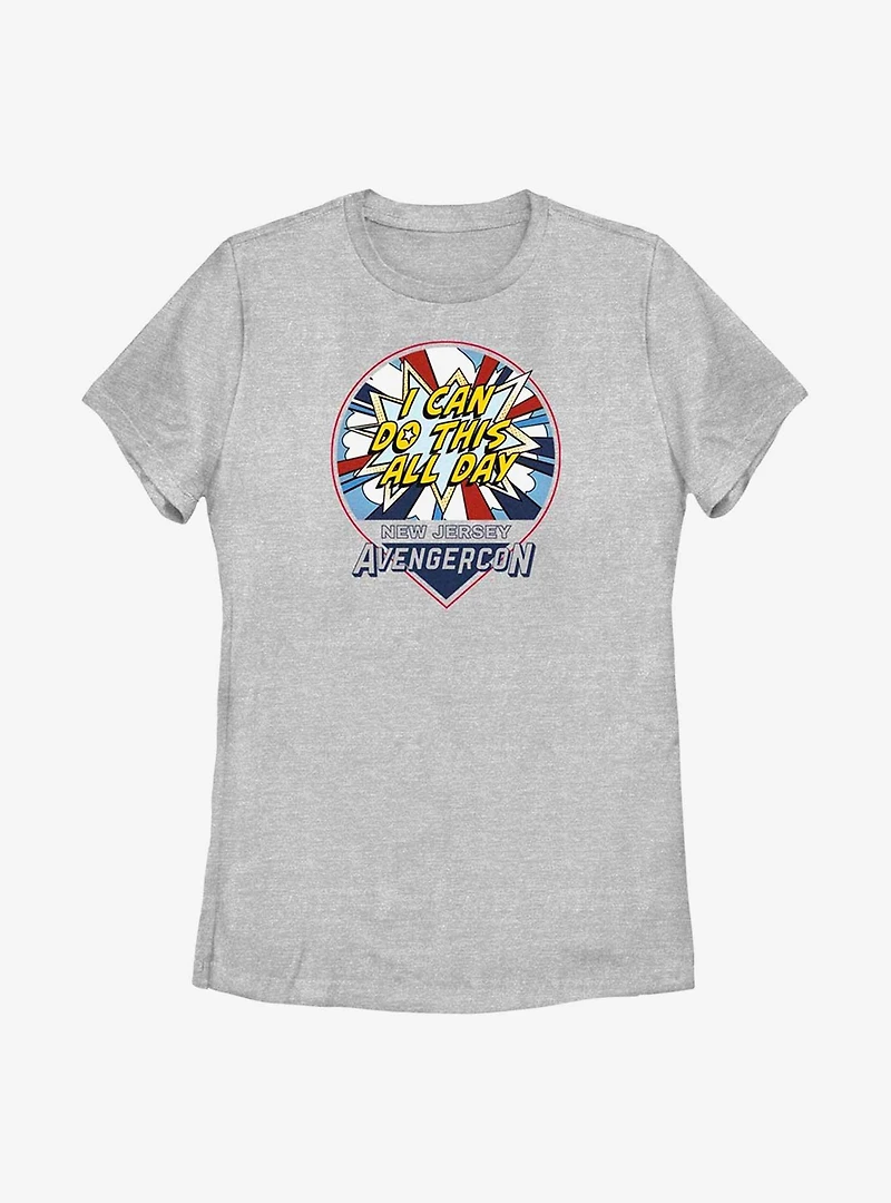 Marvel Ms. All Day Avengercon Womens T-Shirt