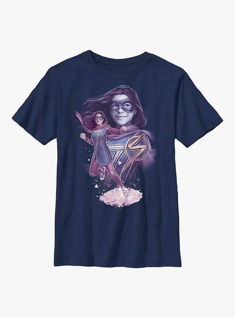 Marvel Ms. House Of Mirrors Youth T-Shirt