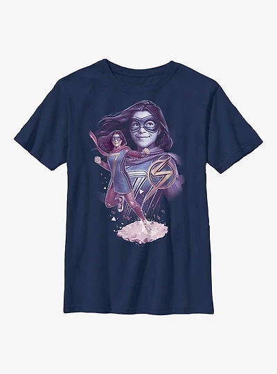 Marvel Ms. House Of Mirrors Youth T-Shirt