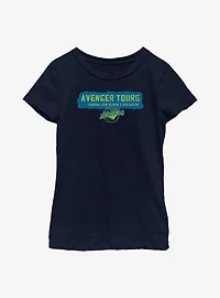 Marvel Ms. Avenger Tours Avengercon Youth Girls T-Shirt