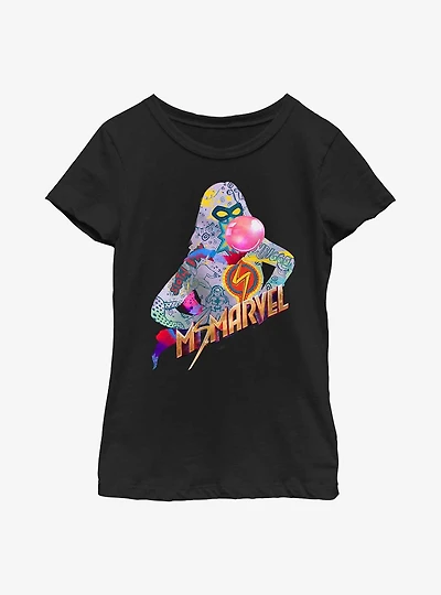 Marvel Ms. Marvelous Figure Youth Girls T-Shirt