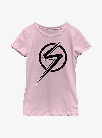 Marvel Ms. Single Color Youth Girls T-Shirt