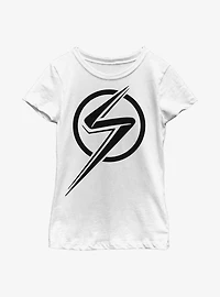 Marvel Ms. Single Color Youth Girls T-Shirt