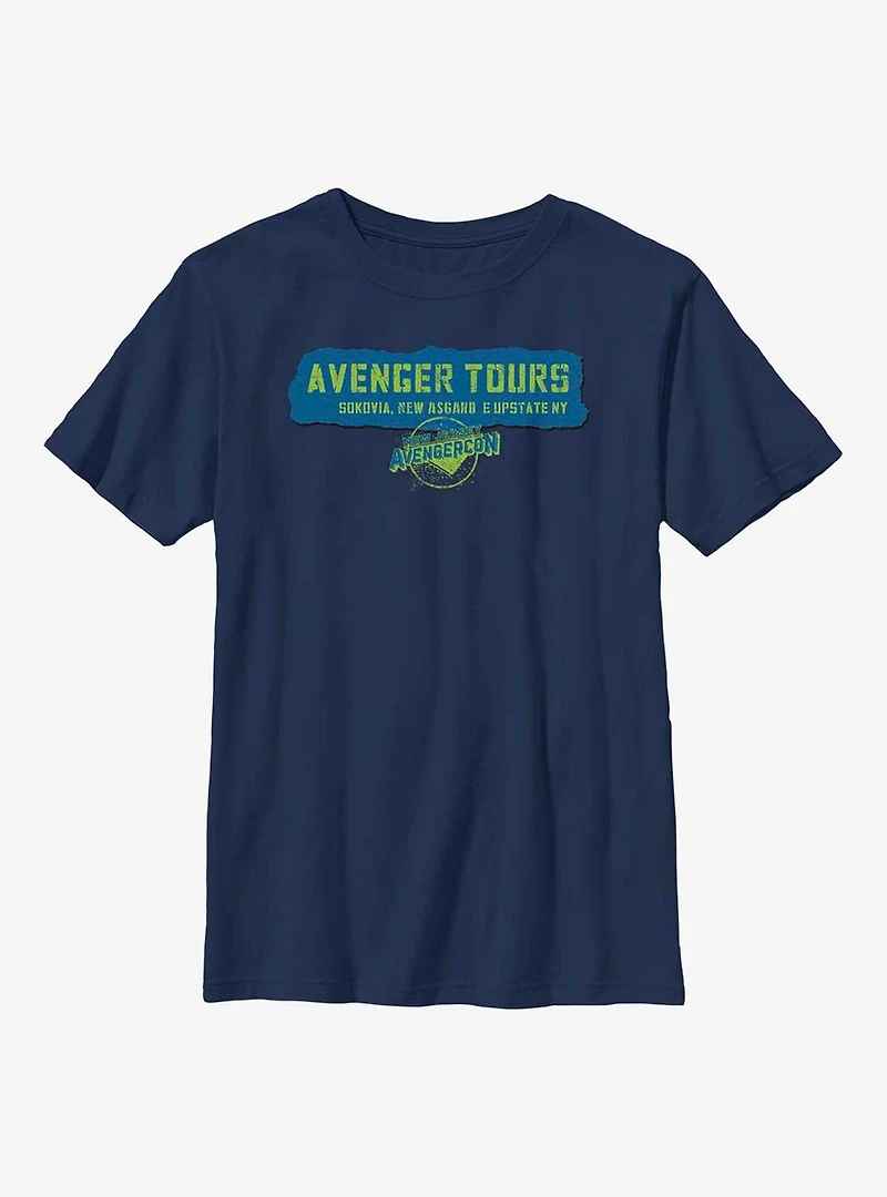 Marvel Ms. Avenger Tours Avengercon Youth T-Shirt