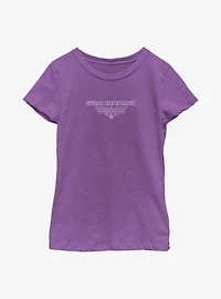 Disney Pixar Lightyear Star Outline Youth Girls T-Shirt