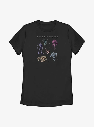 Disney Pixar Lightyear Chart Womens T-Shirt