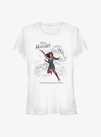 Marvel Ms. Living Idea Girls T-Shirt