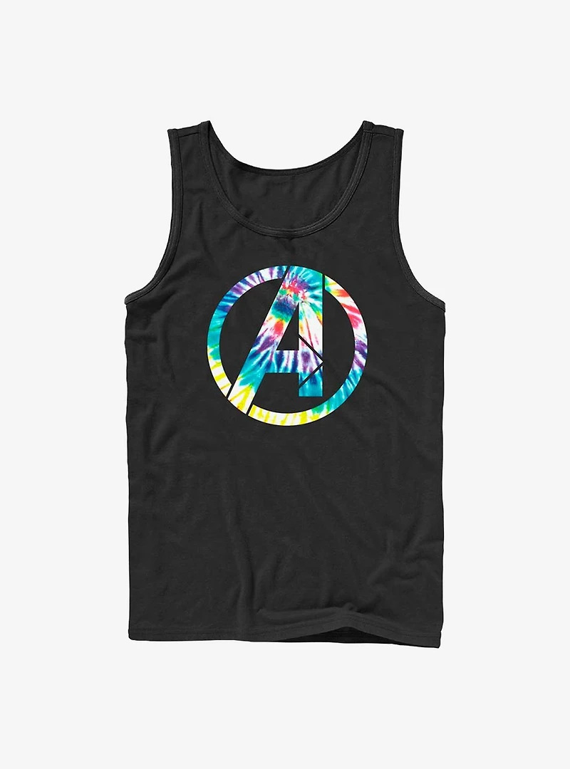 Marvel Avengers Tie-Dye Logo Tank