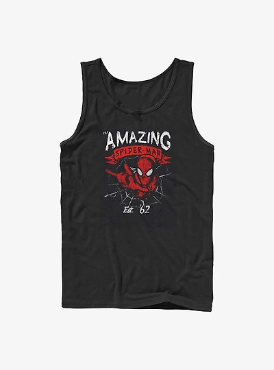 Marvel Spider-Man Grunge Est. '62 Tank