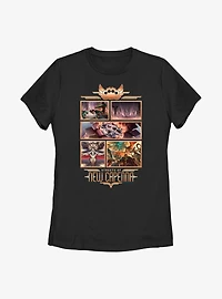 Magic: The Gathering Streets Of New Capenna Collage Womens T-Shirt