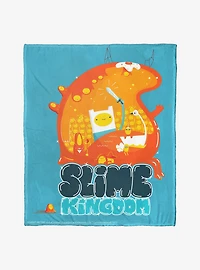 Adventure Time Slime Kingdom Throw Blanket