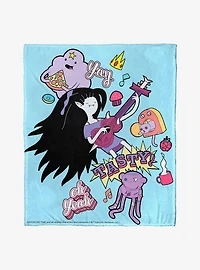 Adventure Time Tasty Tunes Throw Blanket