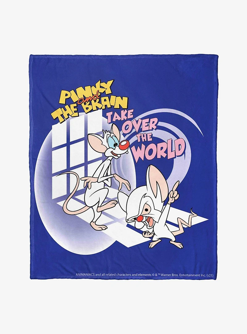 Animaniacs World Takeover Throw Blanket