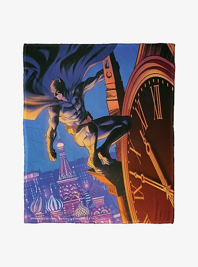 DC Comics Batman Time For Justice Throw Blanket