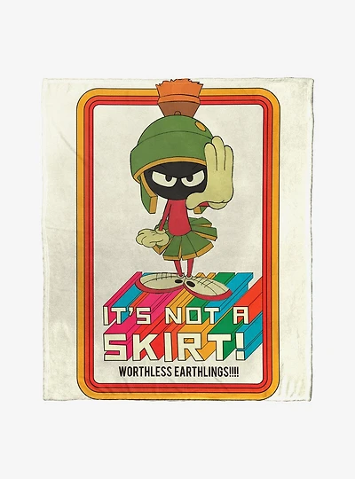 Looney Tunes Not A Skirt Throw Blanket