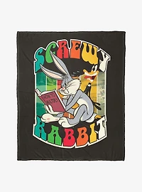 Looney Tunes Screwy Rabbit Throw Blanket