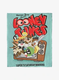Looney Tunes Super Saturday Throw Blanket