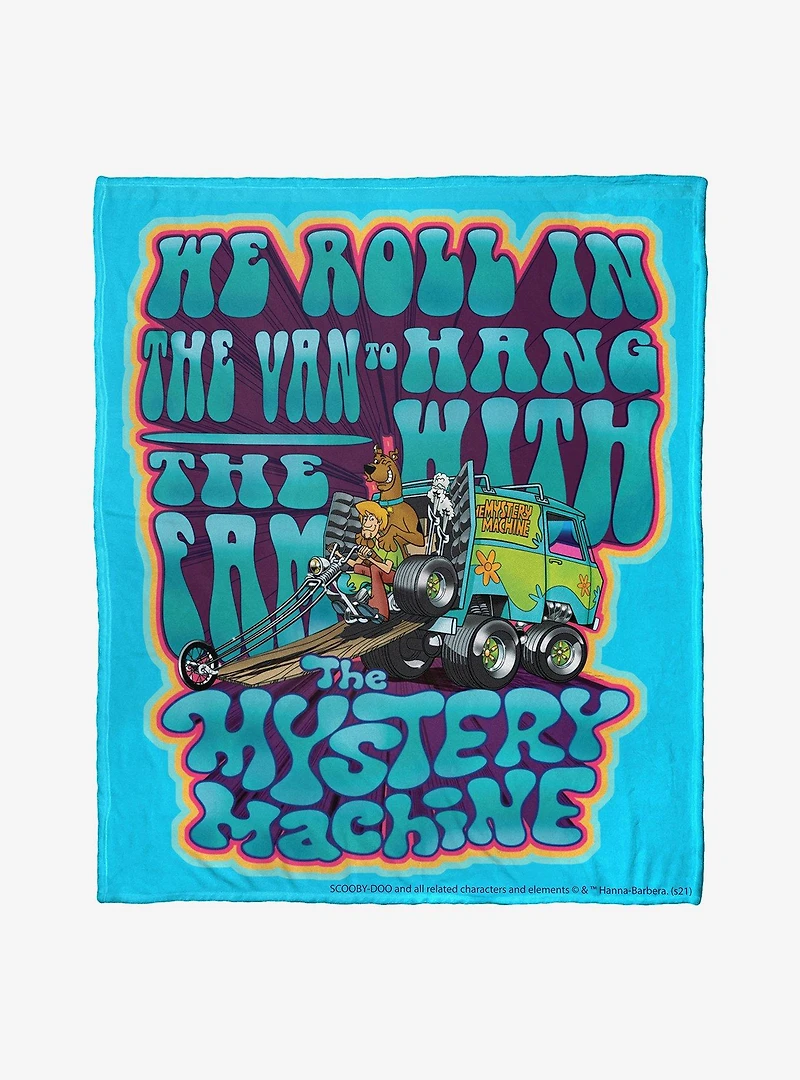 Scooby-Doo Roll In The Van Throw Blanket