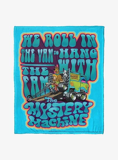 Scooby-Doo Roll In The Van Throw Blanket