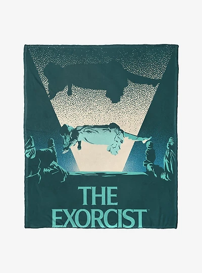 The Exorcist Poster Throw Blanket