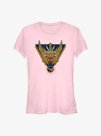 Marvel Thor: Love and Thunder Electric Triangle Badge Girls T-Shirt