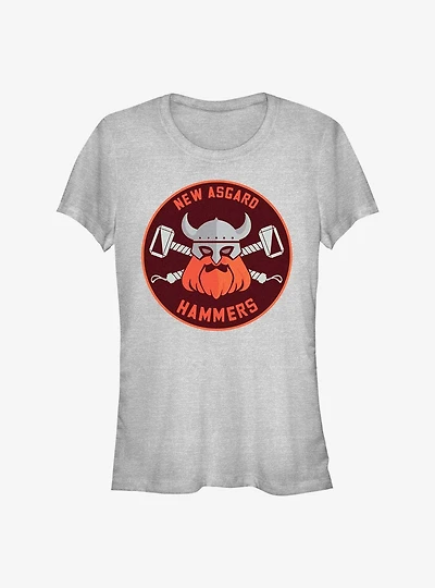 Marvel Thor: Love and Thunder Hammers Badge Girls T-Shirt