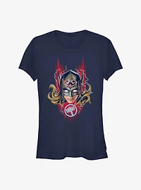 Marvel Thor: Love and Thunder Mighty Helmet Girls T-Shirt