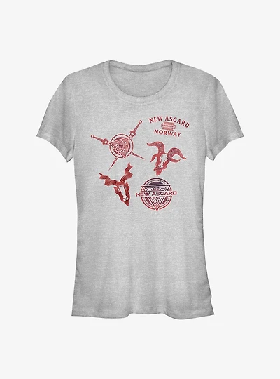 Marvel Thor: Love and Thunder New Asgard Girls T-Shirt