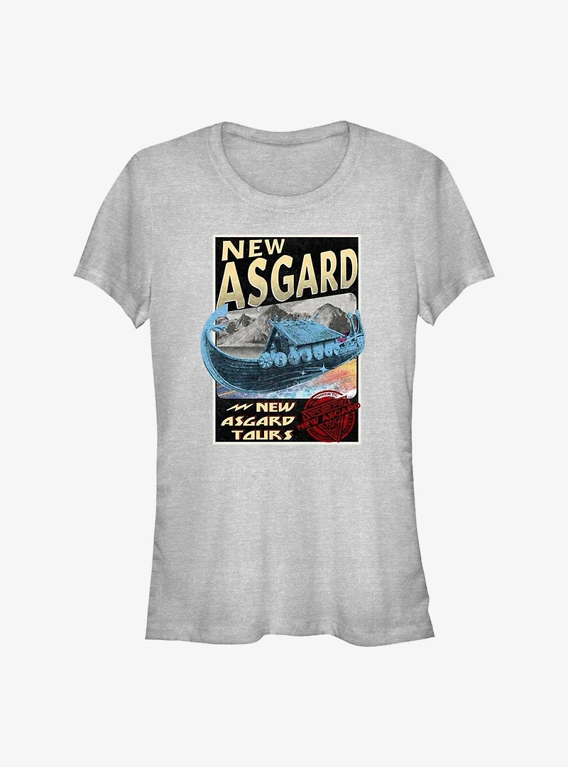 Marvel Thor: Love and Thunder New Asgard Destination Girls T-Shirt