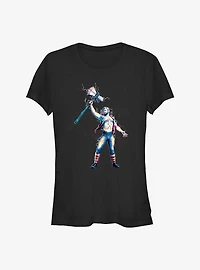 Marvel Thor: Love and Thunder Stormbreaker Salute Girls T-Shirt