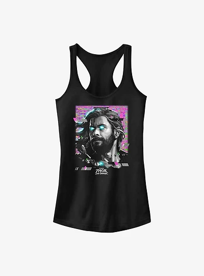 Marvel Thor: Love and Thunder Glitch Thor Girls Tank