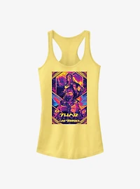 Marvel Thor: Love and Thunder Neon Poster Girls Tank