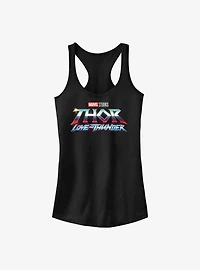 Marvel Thor: Love and Thunder Thunder Logo Girls Tank