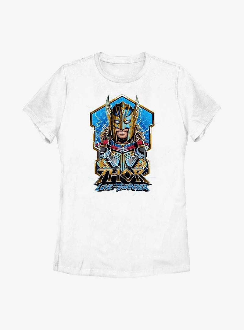 Marvel Thor: Love And Thunder Badge Of Thor Womens T-Shirt