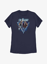 Marvel Thor: Love And Thunder For Asgard Womens T-Shirt
