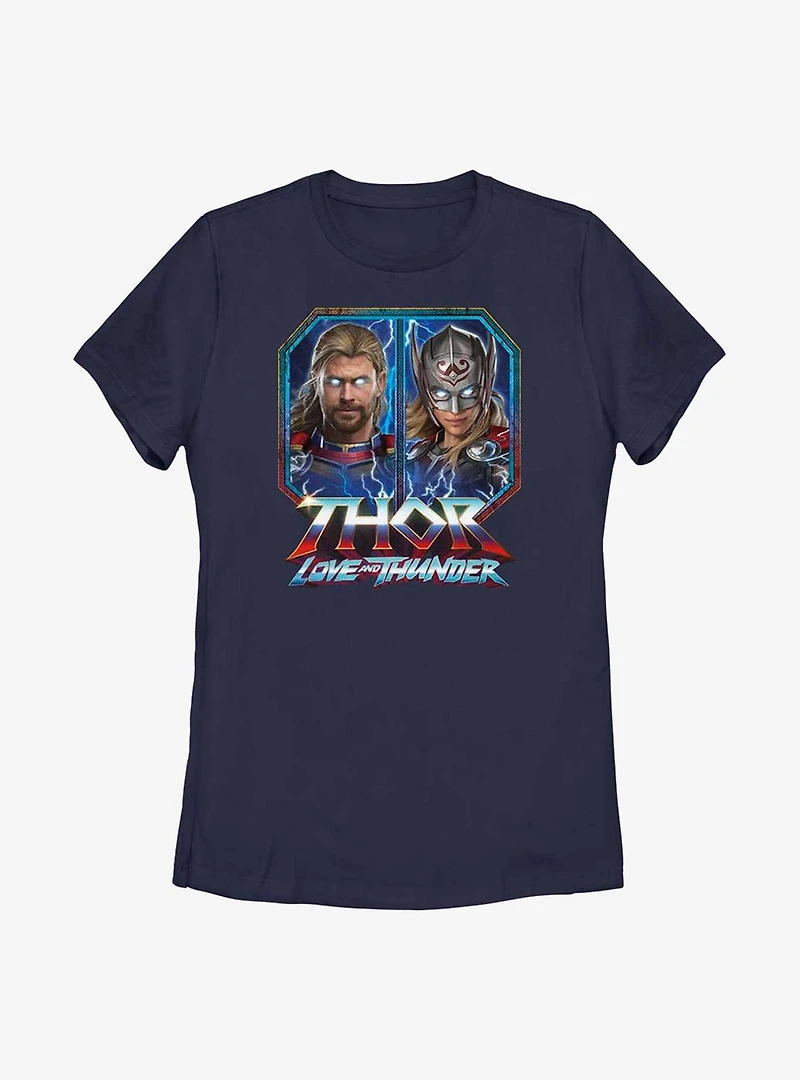 Marvel Thor: Love And Thunder Portraits Boxup Womens T-Shirt