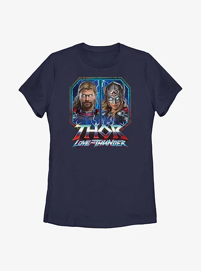 Marvel Thor: Love And Thunder Portraits Boxup Womens T-Shirt