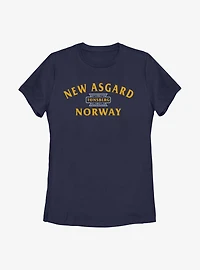 Marvel Thor: Love And Thunder New Asgard Tourist Womens T-Shirt