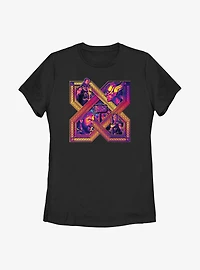 Marvel Thor: Love And Thunder X Lockup Womens T-Shirt