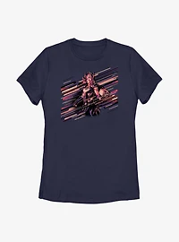 Marvel Thor: Love And Thunder Stripes Mighty Thor Womens T-Shirt