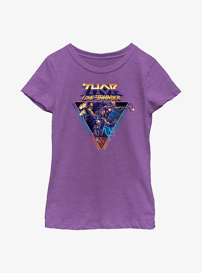 Marvel Thor: Love And Thunder Badge Youth Girls T-Shirt