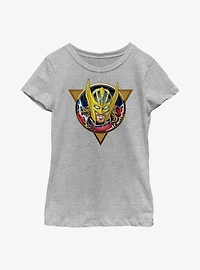 Marvel Thor: Love And Thunder Comic Badge Youth Girls T-Shirt