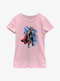 Marvel Thor: Love And Thunder Hero Thor Youth Girls T-Shirt