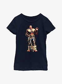 Marvel Thor: Love And Thunder Splatter Paint Korg Youth Girls T-Shirt