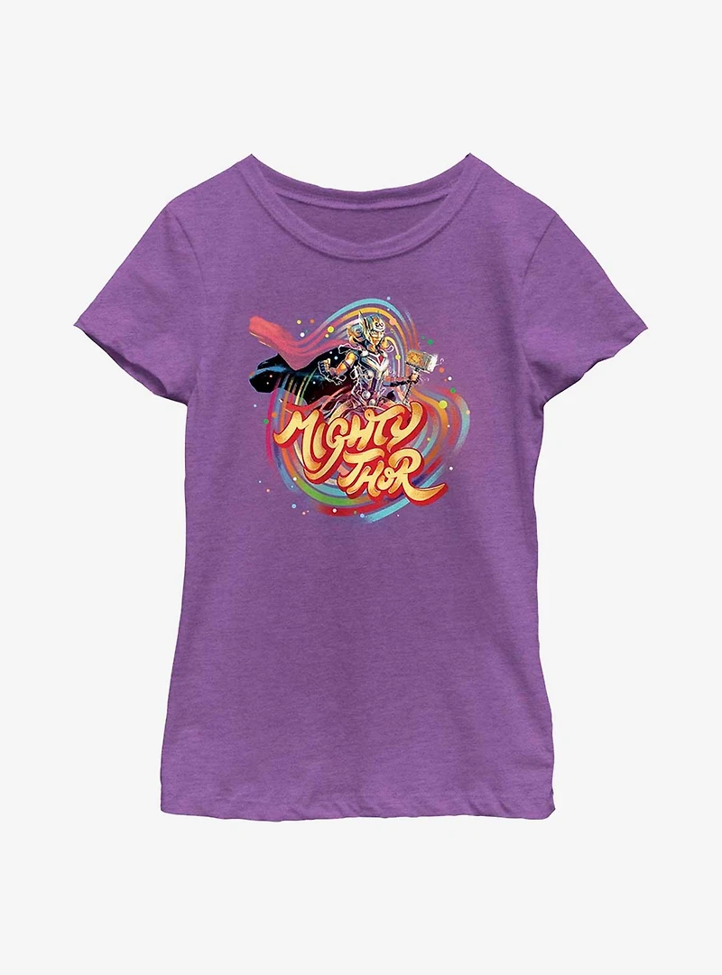 Marvel Thor: Love And Thunder Mighty Thor Youth Girls T-Shirt